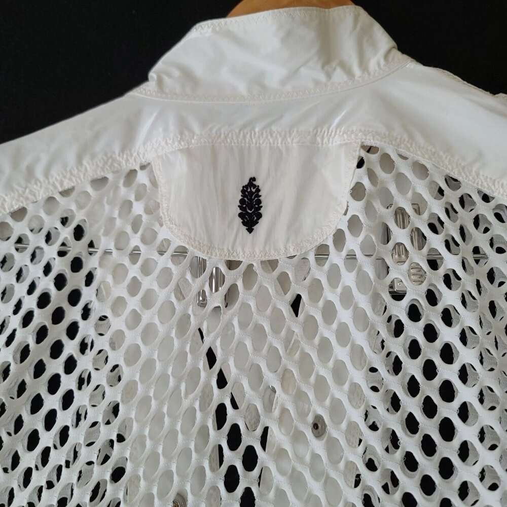 Free People FP Movement Under The Sea Mesh Maxi Parka XS Convertible White NWT - Picture 10 of 10